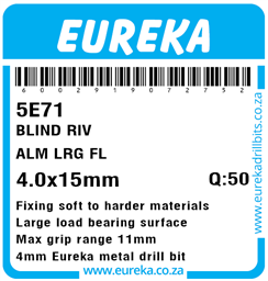 5E71 - Rivet Large Flange -5E71_Label_T
